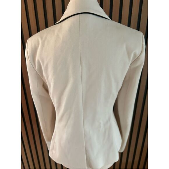 Cachè cream color long sleeve blazer size 4 fancy going out or office wear - Picture 2 of 6